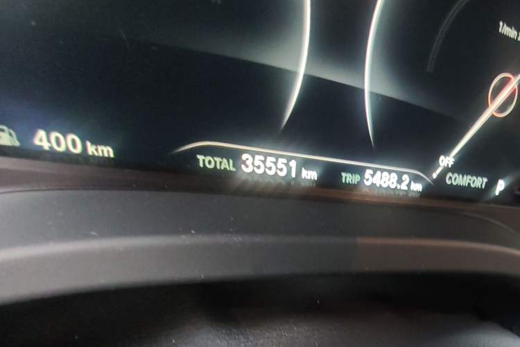 Used BMW X3 2018 xDrive25i M Sport Package China V Odometer Close Up