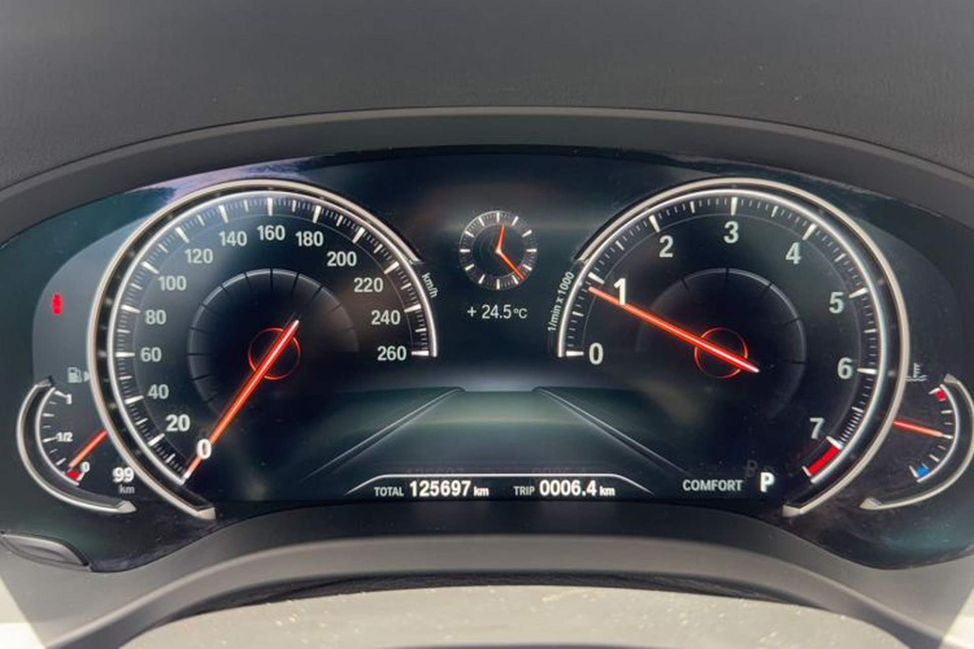 Used BMW X3 2018 xDrive28i M Sport Package China VI Odometer Close Up