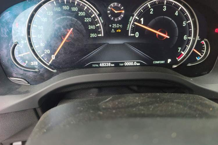 Used BMW X3 2018 xDrive25i M Sport Package China VI Odometer Close Up