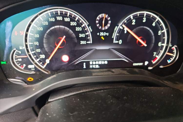 Used BMW X3 2018 xDrive30i Luxury Edition M Sport Package China VI Odometer Close Up