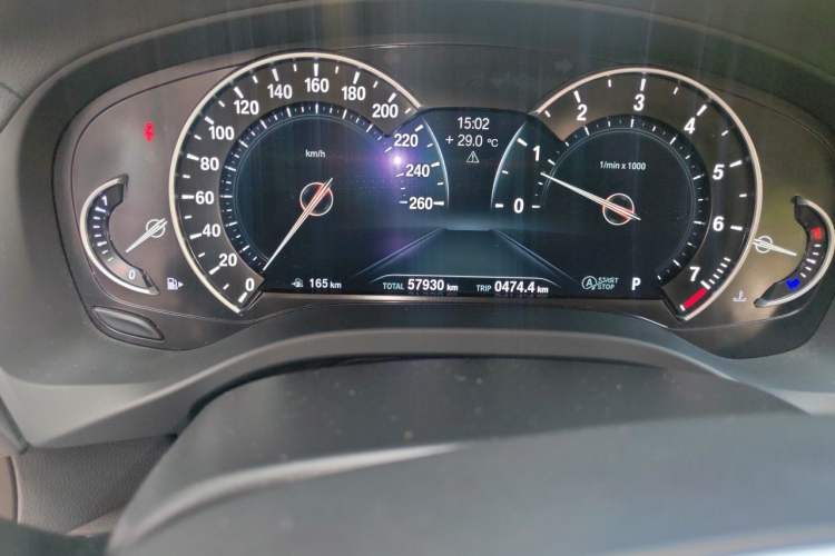 Used BMW X3 2018 xDrive25i M Sport Package China VI Odometer Close Up