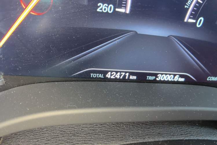 Used BMW X3 2018 xDrive28i M Sport Package China V Emission Standard Odometer Close Up