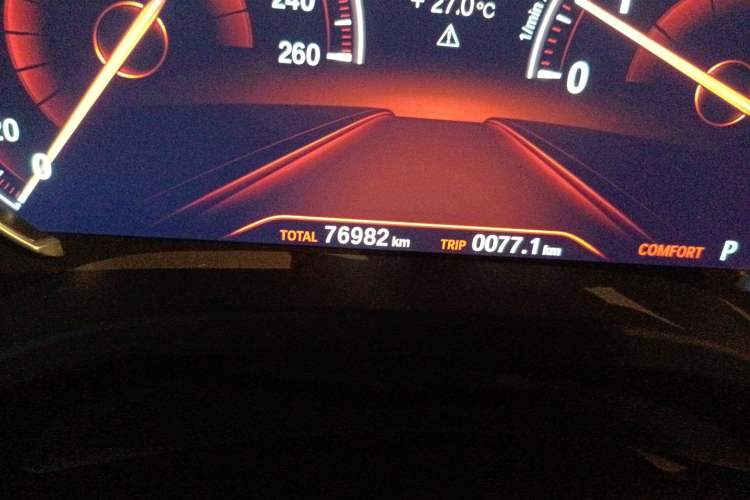Used BMW X3 2018 xDrive28i M Sport Package China VI Odometer Close Up