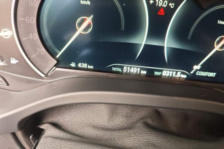 Used BMW X3 2018 xDrive25i M Sport Package China V Odometer Close Up