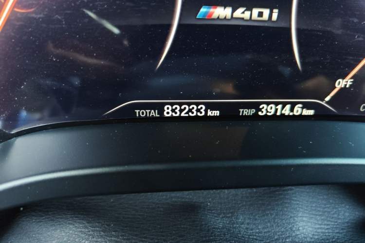 Used BMW X3 2018 xDrive30i Luxury Edition M Sport Package China VI Odometer Close Up