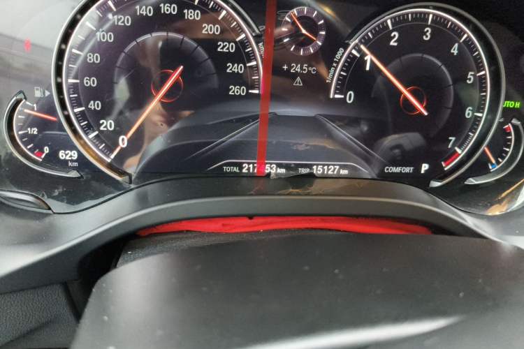 Used BMW X3 2018 xDrive25i M Sport Package China V Odometer Close Up