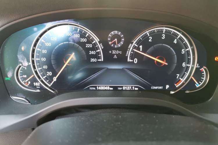 Used BMW X3 2018 xDrive28i M Sport Package China V Emission Standard Odometer Close Up