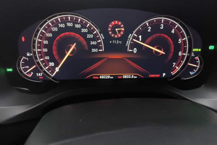Used BMW X3 2018 xDrive30i Luxury Edition M Sport Package China VI Odometer Close Up