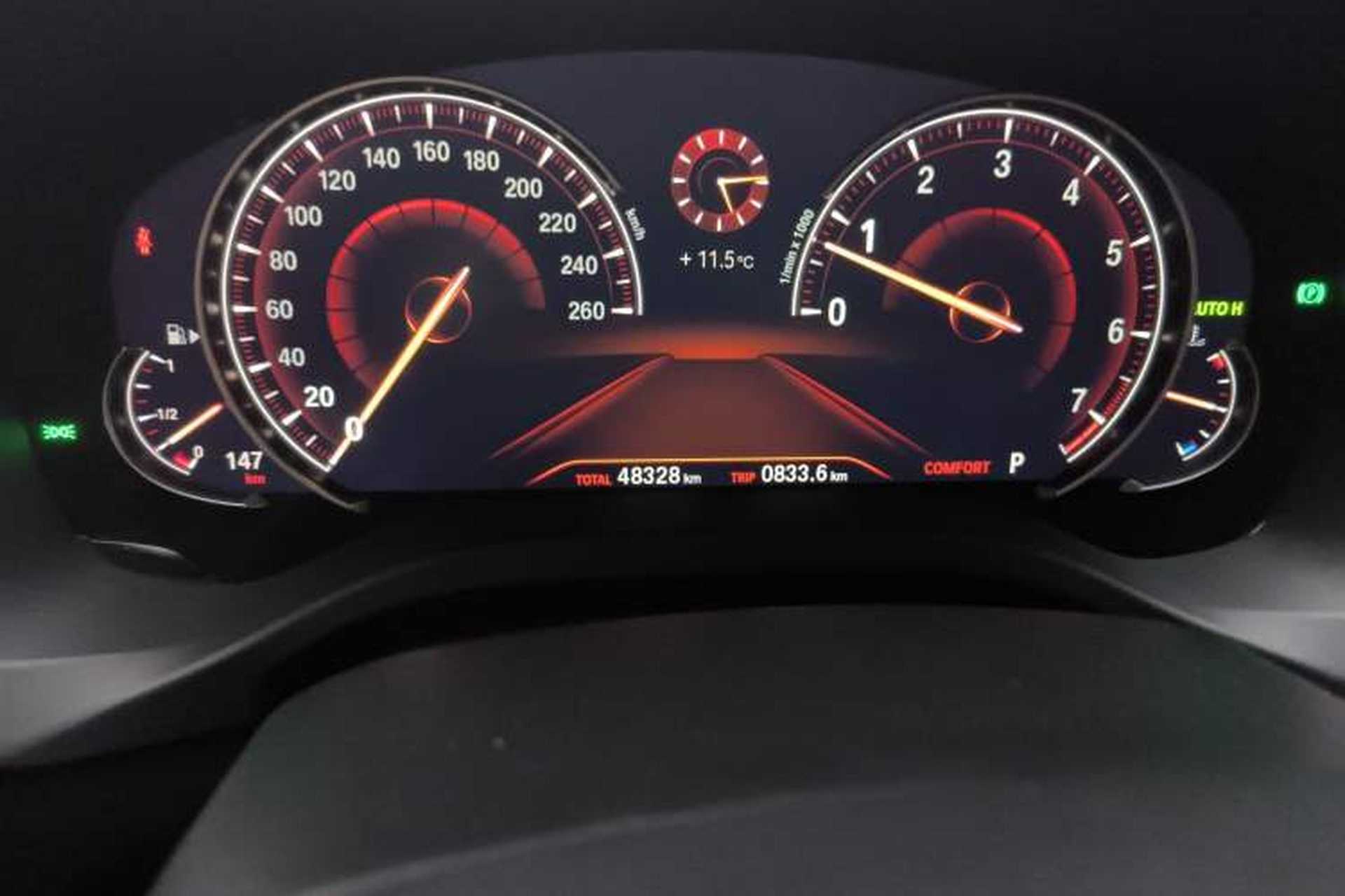 Used BMW X3 2018 xDrive30i Luxury Edition M Sport Package China VI Odometer Close Up