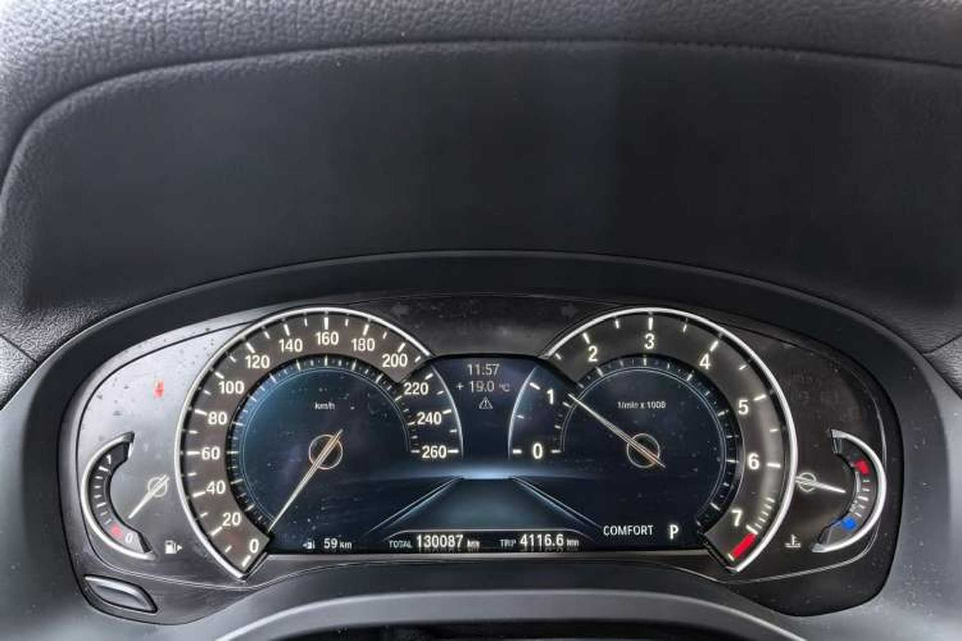 Used BMW X3 2018 xDrive25i M Sport Package China V Odometer Close Up