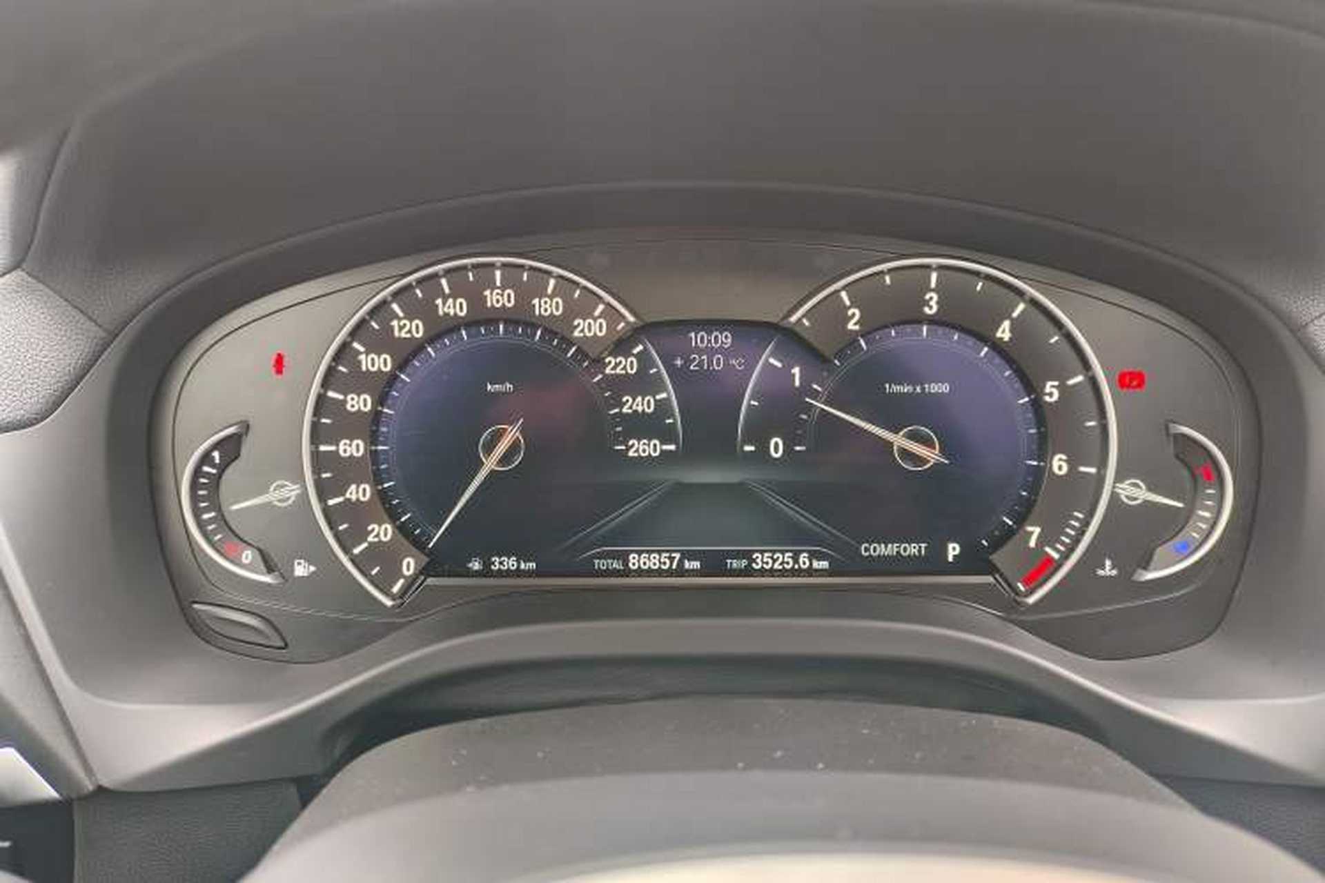 Used BMW X3 2018 xDrive25i M Sport Package China V Odometer Close Up
