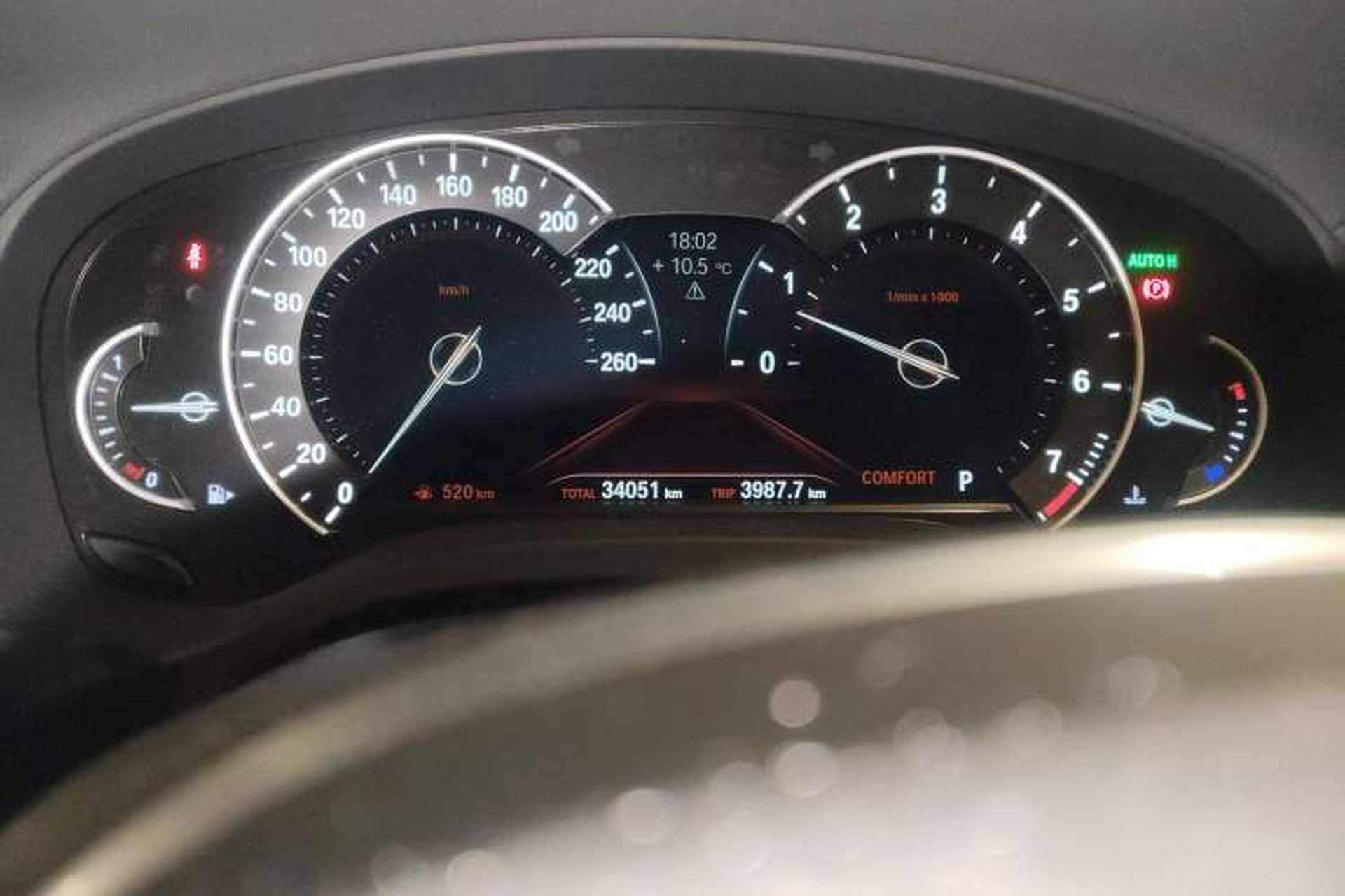 Used BMW X3 2018 xDrive25i M Sport Package China V Odometer Close Up