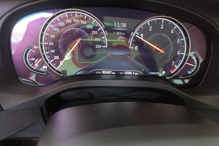 Used BMW X3 2018 xDrive30i Luxury Edition M Sport Package China VI Odometer Close Up
