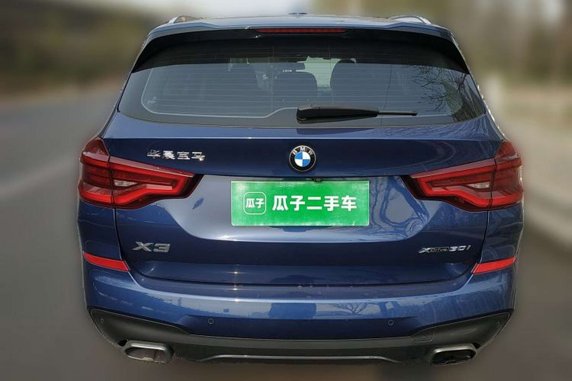 Used BMW X3 2018 xDrive30i Luxury Edition M Sport Package China VI Rear