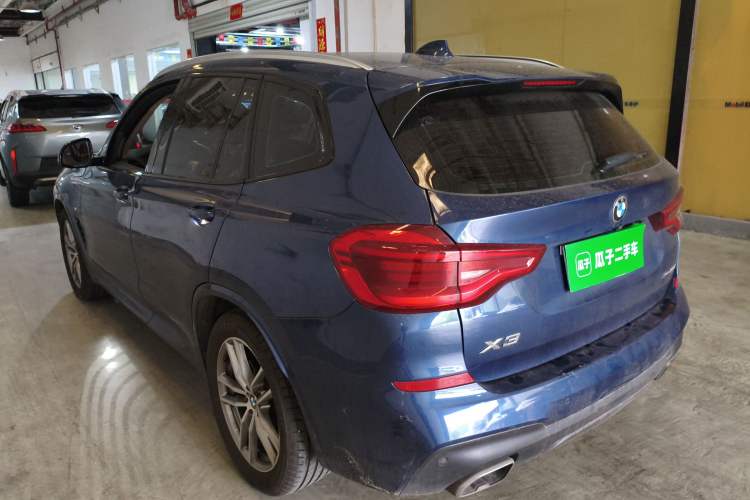 Used BMW X3 2018 xDrive30i Luxury Edition M Sport Package China VI Rear Left 45 Deg
