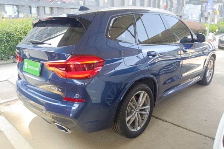 Used BMW X3 2018 xDrive30i Luxury Model M Sport Package China V Rear Right 45 Deg
