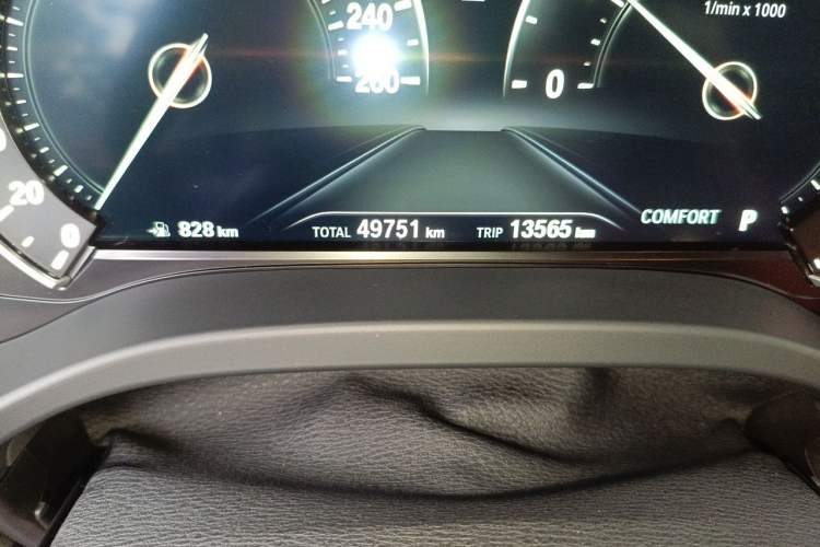 Used BMW X3 2018 xDrive25i M Sport Package China VI Odometer Close Up