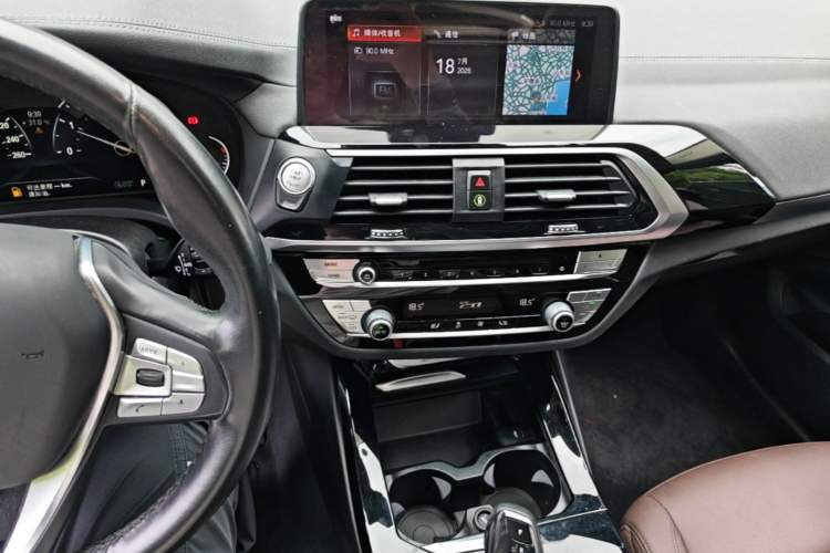 Used BMW X3 2018 xDrive25i Luxury Package China V Audio And AC Panel