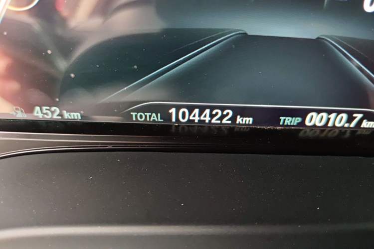 Used BMW X3 2018 xDrive25i M Sport Package China V Odometer Close Up
