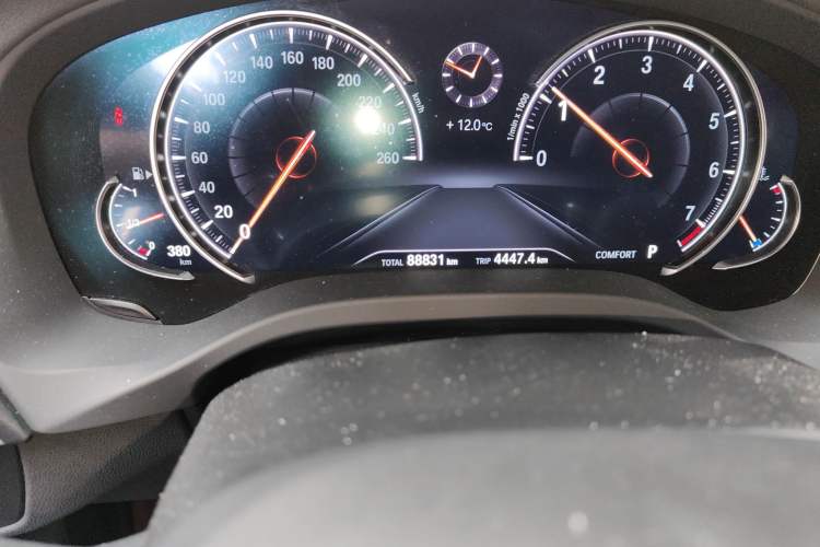 Used BMW X3 2018 xDrive28i M Sport Package China VI Odometer Close Up