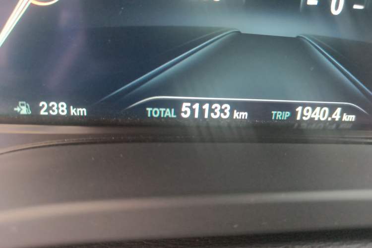 Used BMW X3 2018 xDrive25i M Sport Package China VI Odometer Close Up