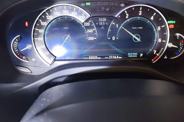 Used BMW X3 2018 xDrive25i M Sport Package China VI Odometer Close Up