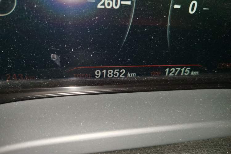 Used BMW X3 2018 xDrive25i M Sport Package China VI Odometer Close Up