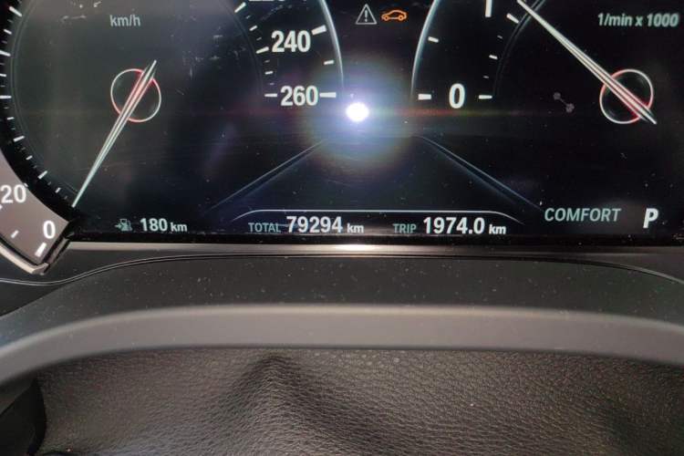 Used BMW X3 2018 xDrive25i M Sport Package China V Odometer Close Up