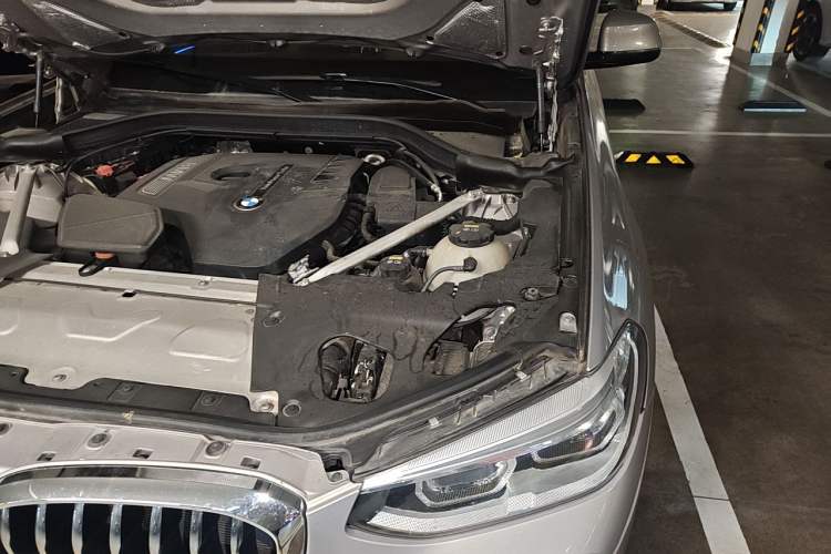 Used BMW X3 2018 xDrive28i Luxury Package China VI Emission Standard Engine Bay Left