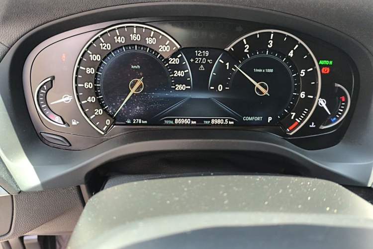 Used BMW X3 2018 xDrive25i M Sport Package China V Odometer Close Up