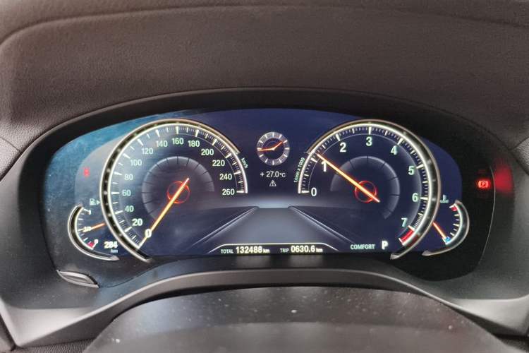 Used BMW X3 2018 xDrive28i M Sport Package China VI Odometer Close Up