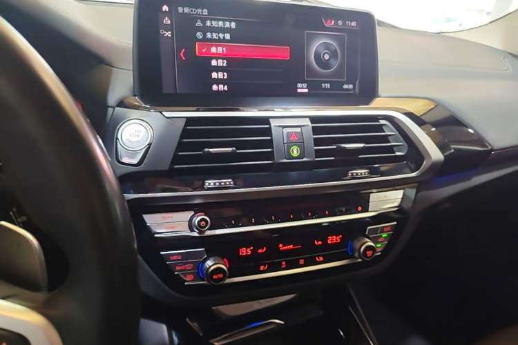 Used BMW X3 2018 xDrive28i M Sport Package China VI Audio And AC Panel