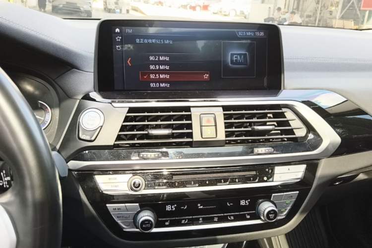Used BMW X3 2018 xDrive25i M Sport Package China V Audio And AC Panel