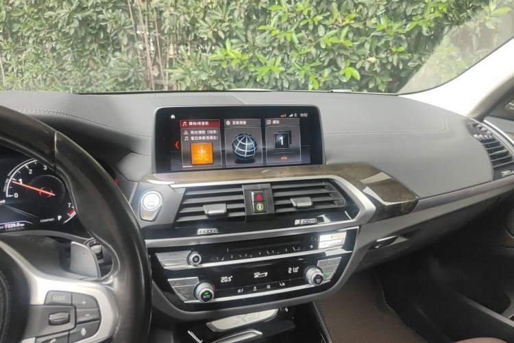 Used BMW X3 2018 xDrive30i Luxury Model M Sport Package China V Audio And AC Panel