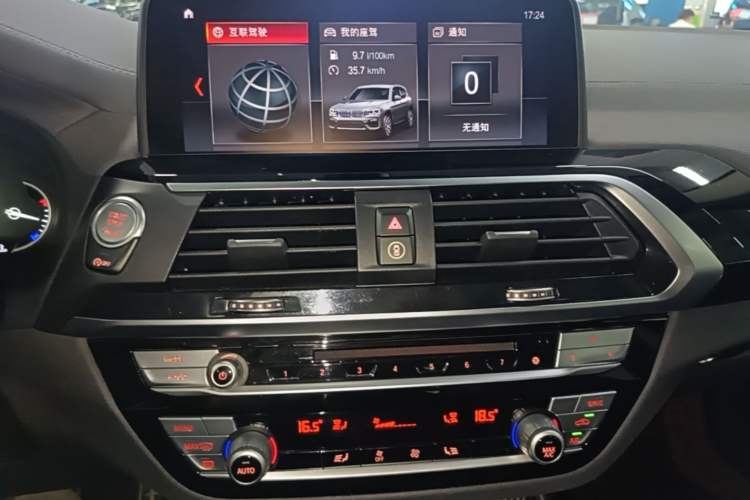 Used BMW X3 2018 xDrive25i M Sport Package China VI Audio And AC Panel