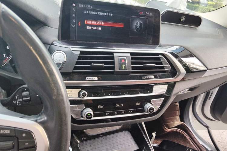 Used BMW X3 2018 xDrive25i M Sport Package China VI Audio And AC Panel