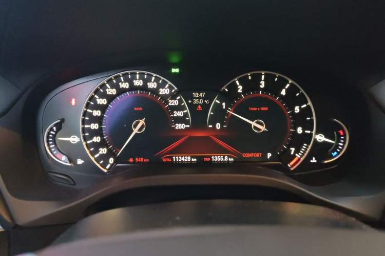 Used BMW X3 2018 xDrive25i Luxury Package China VI Emission Standard Instrument Cluster