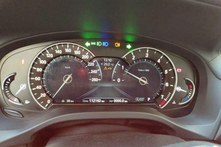 Used BMW X3 2018 xDrive25i Luxury Package China VI Emission Standard Instrument Cluster