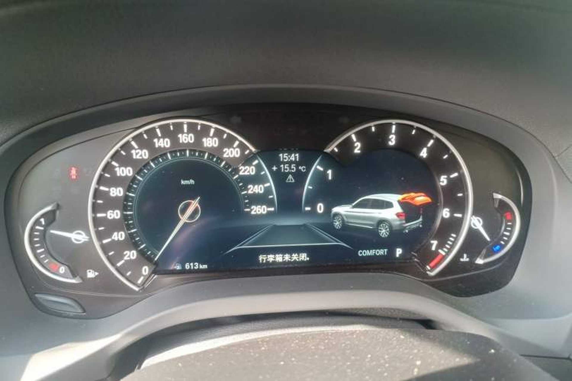Used BMW X3 2018 xDrive25i Luxury Package China VI Emission Standard Instrument Cluster