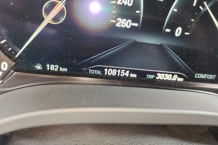 Used BMW X3 2018 xDrive25i M Sport Package China V Odometer Close Up