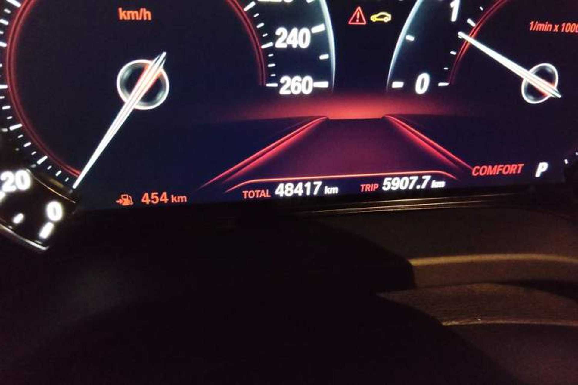 Used BMW X3 2018 xDrive25i M Sport Package China VI Odometer Close Up