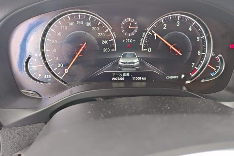 Used BMW X3 2018 xDrive30i Luxury Edition M Sport Package China VI Odometer Close Up