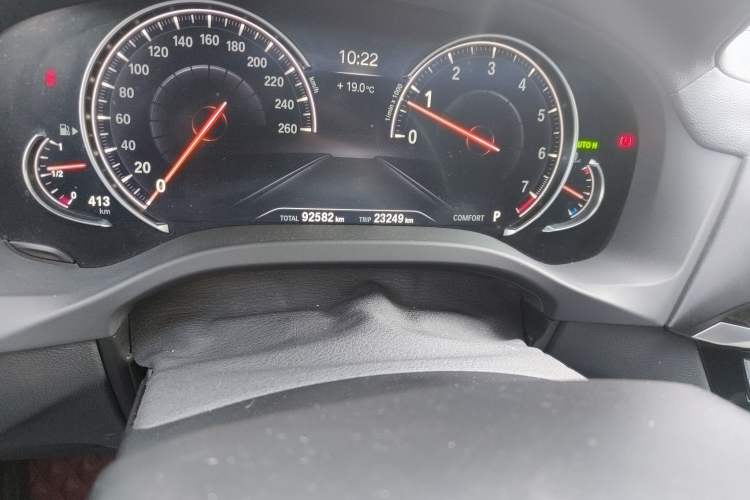 Used BMW X3 2018 xDrive28i Luxury Package China VI Emission Standard Odometer Close Up