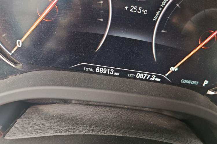 Used BMW X3 2018 xDrive28i M Sport Package China V Emission Standard Odometer Close Up