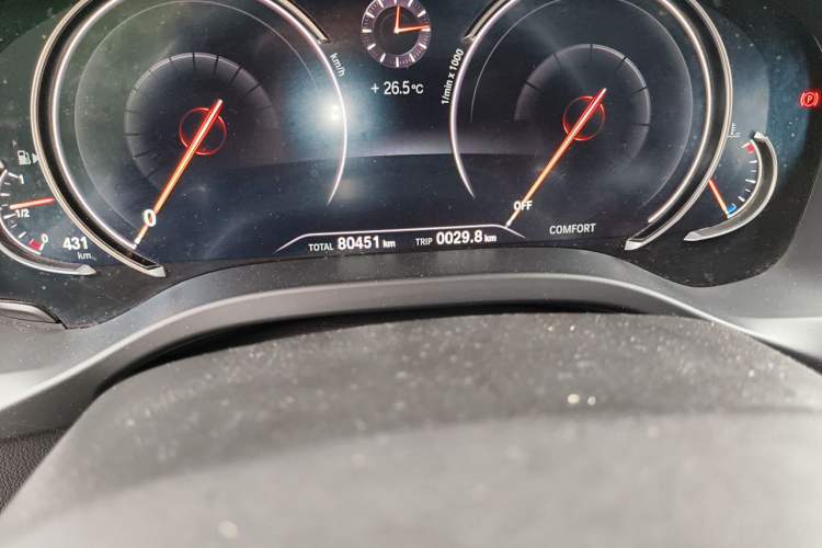 Used BMW X3 2018 xDrive30i Luxury Model M Sport Package China V Odometer Close Up