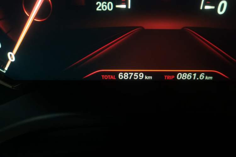 Used BMW X3 2018 xDrive28i M Sport Package China VI Odometer Close Up