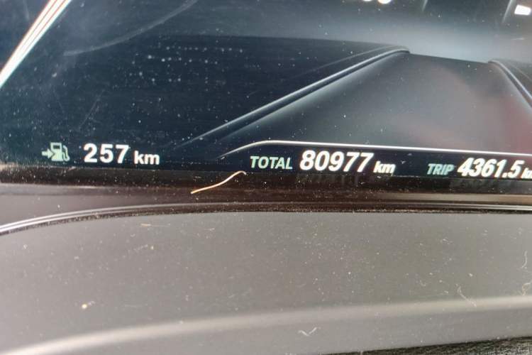 Used BMW X3 2018 xDrive25i M Sport Package China V Odometer Close Up