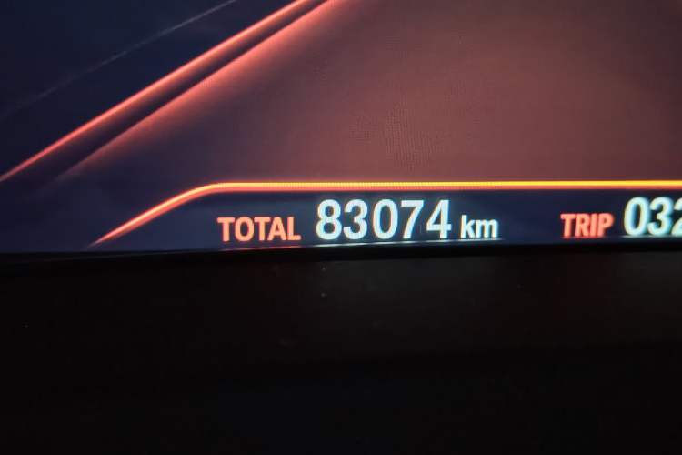 Used BMW X3 2018 xDrive25i M Sport Package China V Odometer Close Up