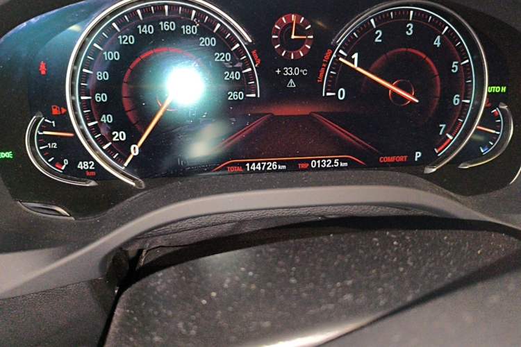 Used BMW X3 2018 xDrive28i M Sport Package China VI Odometer Close Up