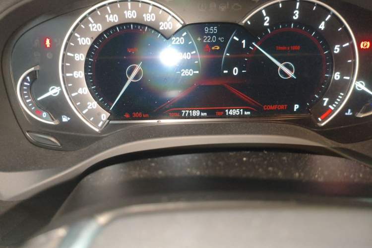Used BMW X3 2018 xDrive25i Luxury Package China V Odometer Close Up